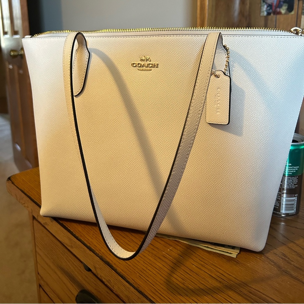 Coach tote and matching wallet